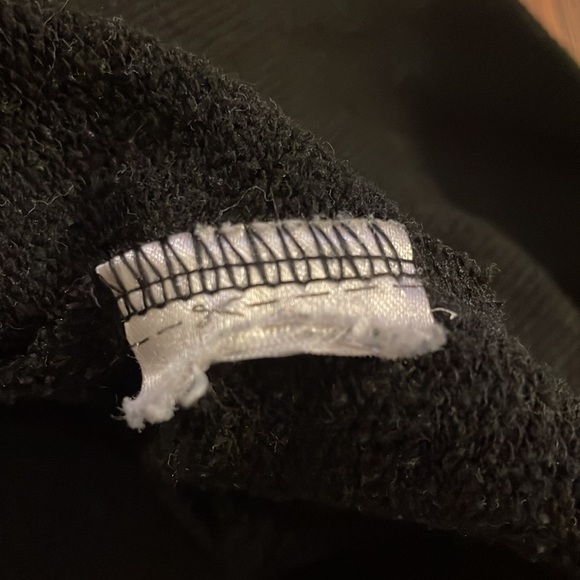 Longer Black Crewneck Tunic Sweatshirt Old Navy Large - Picture 7 of 7